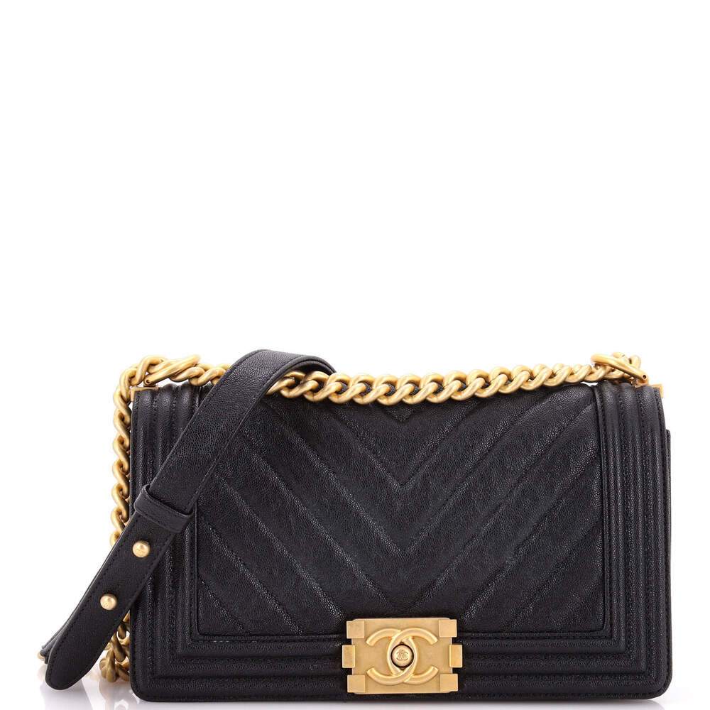 Chanel Old Medium Boy Flap Bag